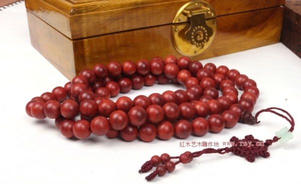 紫檀木108颗念珠0.8规格