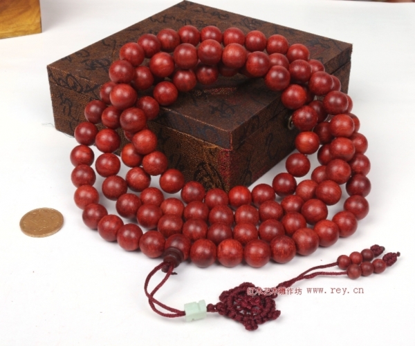 紫檀木108颗念珠0.8规格